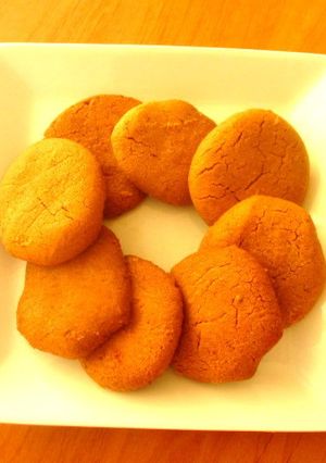 バター・卵不要のサクッときなこクッキー-レシピのメイン写真