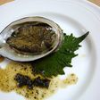あわびの大葉にんにく醤油ソテー