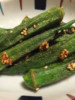 簡単 オクラの醤油焼き-レシピのメイン写真
