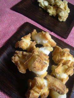 揚げ餅2種☆塩味&黒蜜きなこ-レシピのメイン写真
