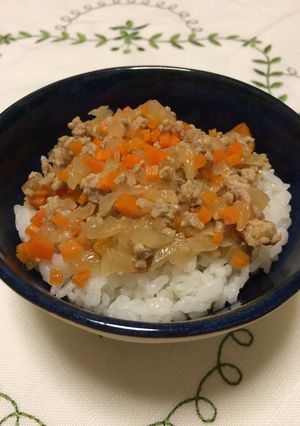 お袋の味♡そぼろあんかけ丼-レシピのメイン写真