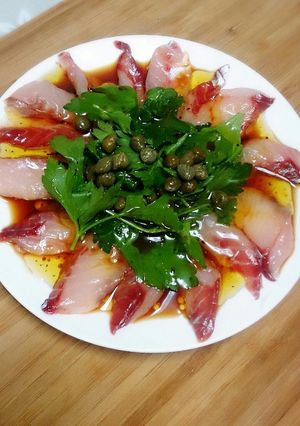2stepでお店の味！大人のカルパッチョ-レシピのメイン写真