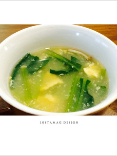 栄養満点☆野菜を切るだけ!小松菜の卵とじ-レシピのメイン写真