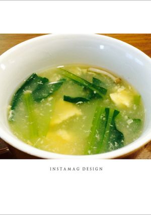 栄養満点☆野菜を切るだけ！小松菜の卵とじ-レシピのメイン写真
