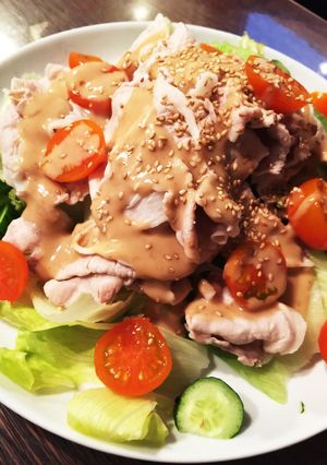 お肉がやわらか〜♩豚しゃぶサラダ-レシピのメイン写真