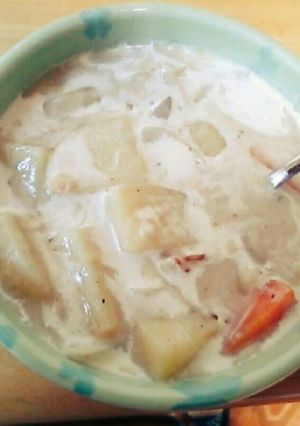 野菜とベーコンのクラムチャウダー-レシピのメイン写真