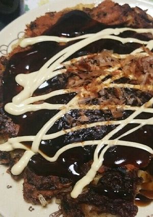 グルテンフリー。米粉でお好み焼き。-レシピのメイン写真
