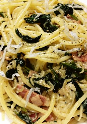 簡単!子供大好きじゃことほうれん草パスタ-レシピのメイン写真