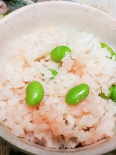たらこと枝豆の混ぜご飯♥-レシピのメイン写真