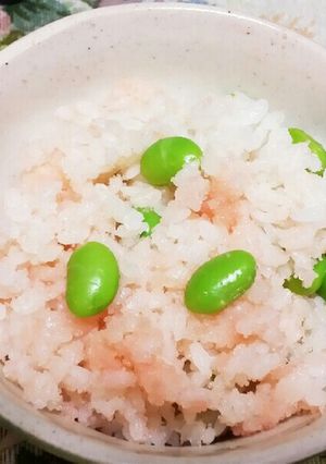 たらこと枝豆の混ぜご飯♥-レシピのメイン写真