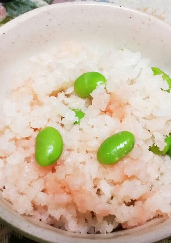 たらこと枝豆の混ぜご飯♥-レシピのメイン写真