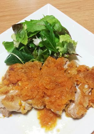 グリルチキンの人参たまねぎソース-レシピのメイン写真
