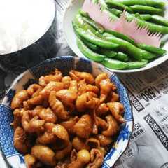 簡単！鶏皮のこってり-レシピのメイン写真