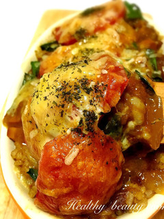 トマトマねぎドリア♡カレーリメイク-レシピのメイン写真