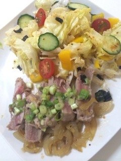 簡単♬おしゃれ!和風まぐろステーキ-レシピのメイン写真