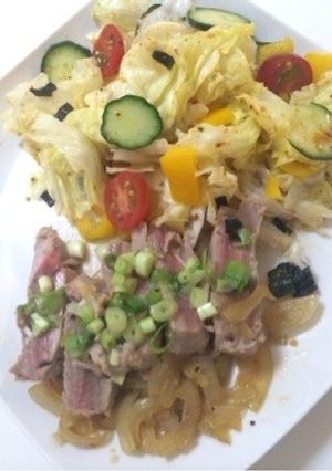 簡単♬おしゃれ！和風まぐろステーキ-レシピのメイン写真