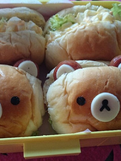 キャラ弁 リラックマのサンドイッチ-レシピのメイン写真
