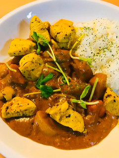 後のせチキンのチーズカレー-レシピのメイン写真