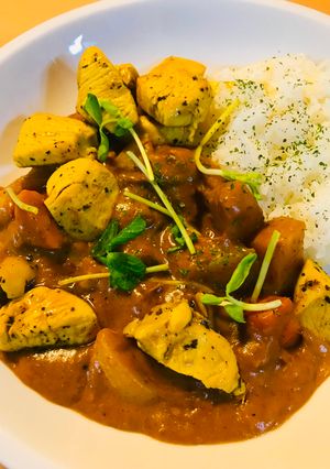 後のせチキンのチーズカレー-レシピのメイン写真