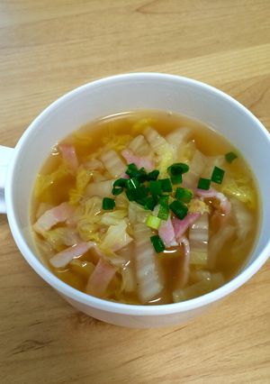 安い早い簡単！白菜を食べるスープ☆-レシピのメイン写真