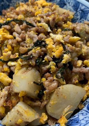 菊芋のそぼろ丼-レシピのメイン写真