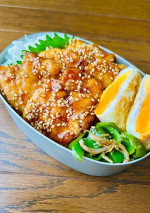【簡単】ささみの照り焼き弁当-レシピのメイン写真