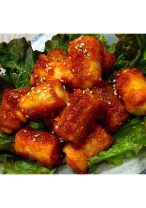 韓国風！ヤンニョムちくわ★動画あり★-レシピのメイン写真