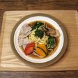 ほうじ茶だしと旬野菜和風パスタ
