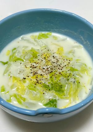 白菜のクリームスープ-レシピのメイン写真