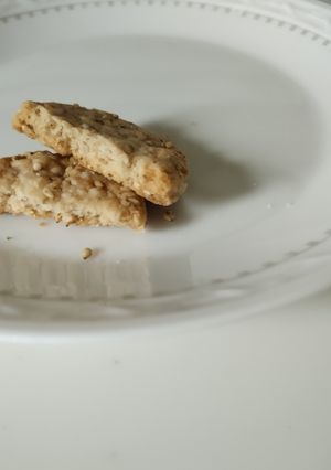 パイ風☆オートミールごまクッキー-レシピのメイン写真