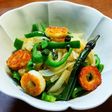 竹輪・ピーマン・切り干し大根の煮物