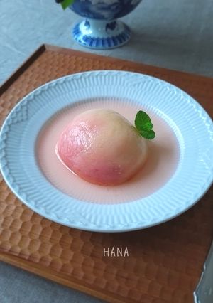 桃のコンポート-レシピのメイン写真