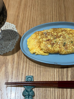バランス抜群の納豆オムレツ-レシピのメイン写真