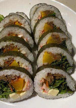 ◎のり巻き◎ 材料は冷蔵庫にあるものだけ-レシピのメイン写真