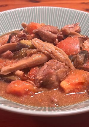 今夜の夕飯に是非❤️鶏もも肉味噌トマト炒め-レシピのメイン写真