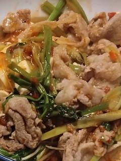 三関せりと豚こま肉の麻婆豆腐風-レシピのメイン写真