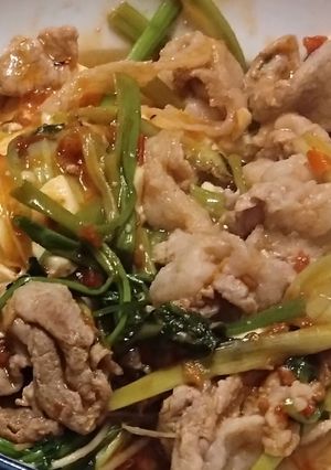 三関せりと豚こま肉の麻婆豆腐風-レシピのメイン写真