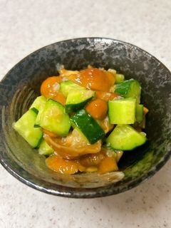 なめこの塩麹炒めのきゅうり和え-レシピのメイン写真