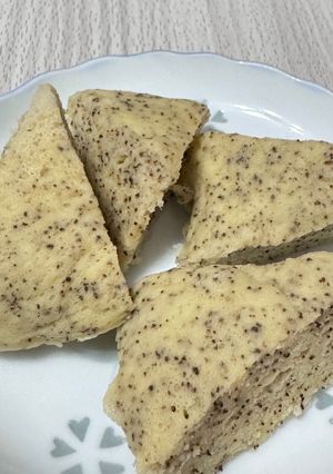 レンジで作る米粉の紅茶蒸しパン-レシピのメイン写真
