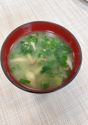 モロヘイヤとオクラのみそ汁-レシピのメイン写真