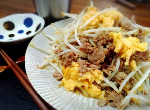 ＊シャキ²もやしと豚挽き肉と卵の炒め物＊-レシピのメイン写真