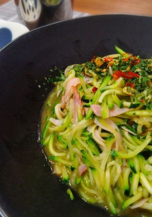 ＊ズッキーニのペペロンチーノ＊-レシピのメイン写真