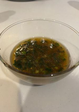 ポン酢のごま油タレ-レシピのメイン写真