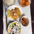 鶏肉のレモンだれ定食