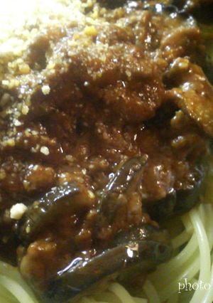 茄子ミートパスタ-レシピのメイン写真