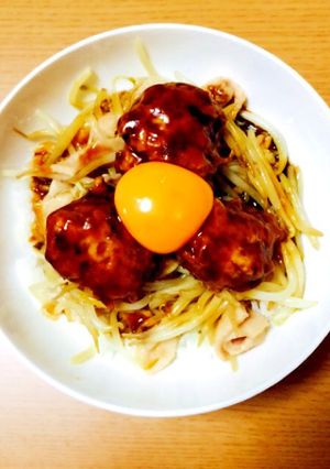 鶏つくねの月見丼-レシピのメイン写真