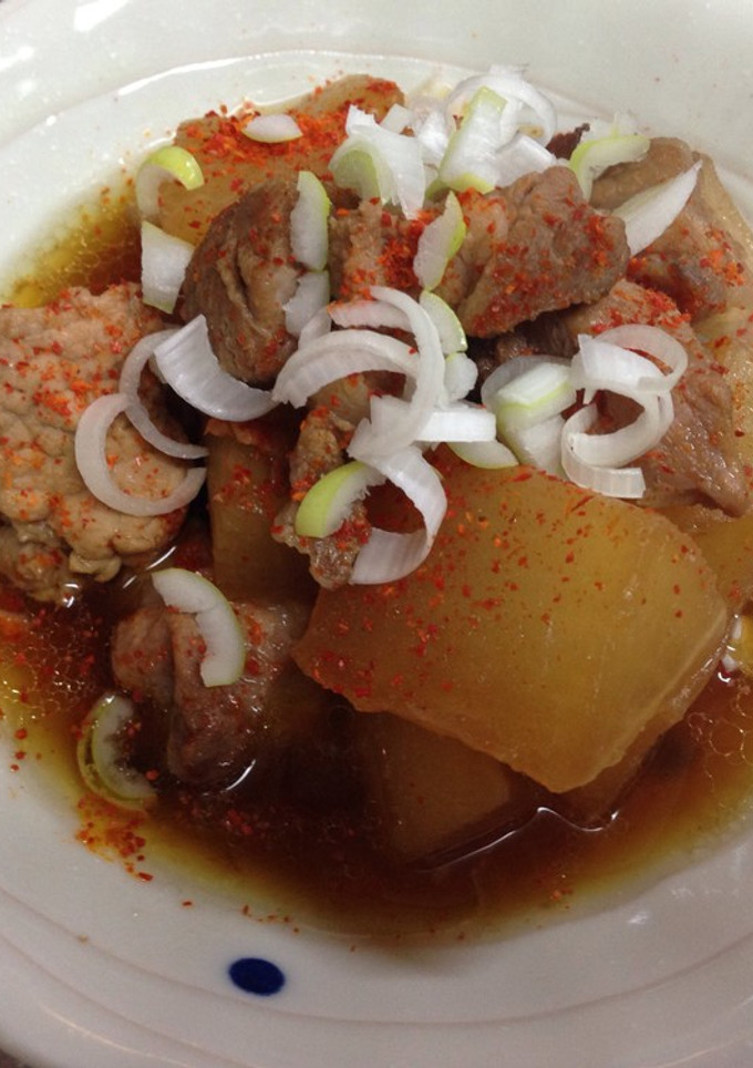 大根と豚肉の煮物♪-レシピのメイン写真