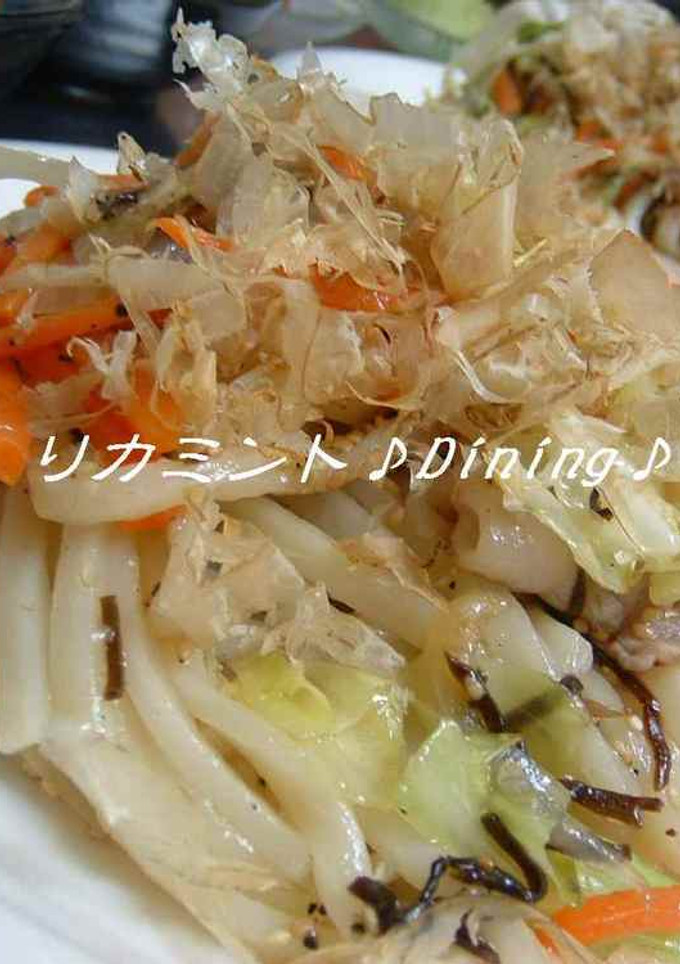 我が家の定番♪焼きうどん-レシピのメイン写真