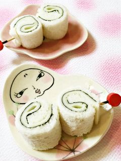 ✿海苔チーズ「の」くるくるサンド団子-レシピのメイン写真