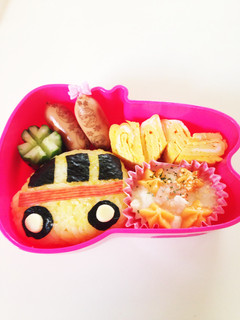 簡単☆デコふりでくるまのキャラ弁-レシピのメイン写真